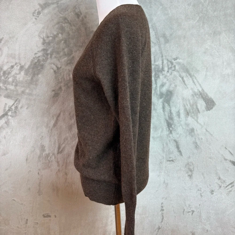 Halogen Cashmere Cozy Brown Wmn’s Sweater Sz XS